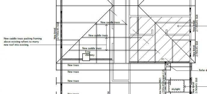 Truss design for additions and alterations